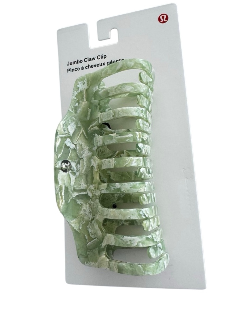 Lululemon Jumbo Claw Clip Willow Leaf/Matcha Magic - Picture 14 of 16